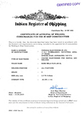 IRS Shipping Certificate - 6013